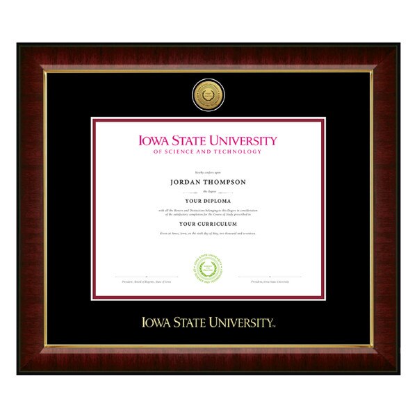Church Hill Classics Murano Gold Medallion Bachelor's Degree Diploma Frame #3